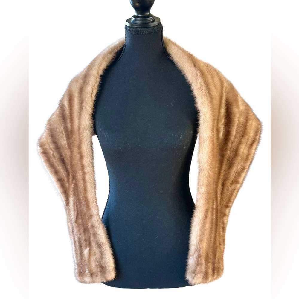 Vintage 1950s Mink Fur Stole